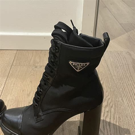 prada heeled boots